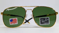 Ray-Ban TECH Aviator Sunglasses -  Gold-Plated Frame with Polarized G-15 Lenses