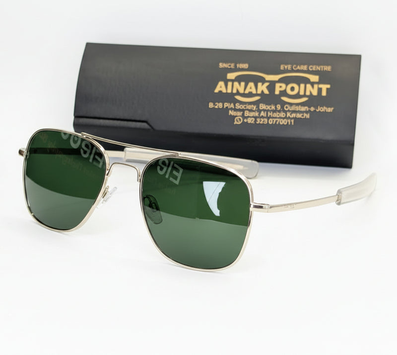 Ratangular metal sunglasses