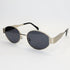 Oval metal sunglasses
