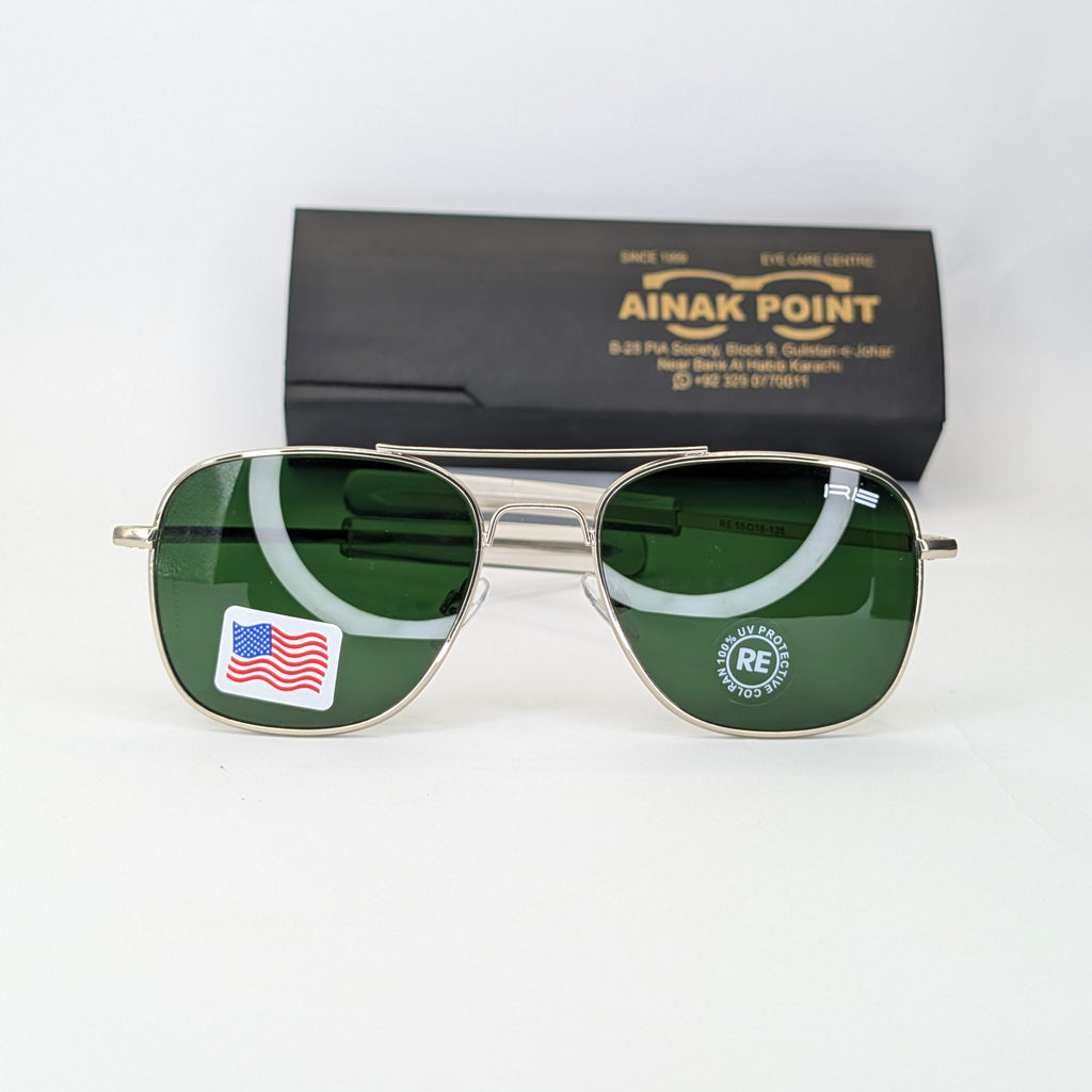 Ratangular metal sunglasses