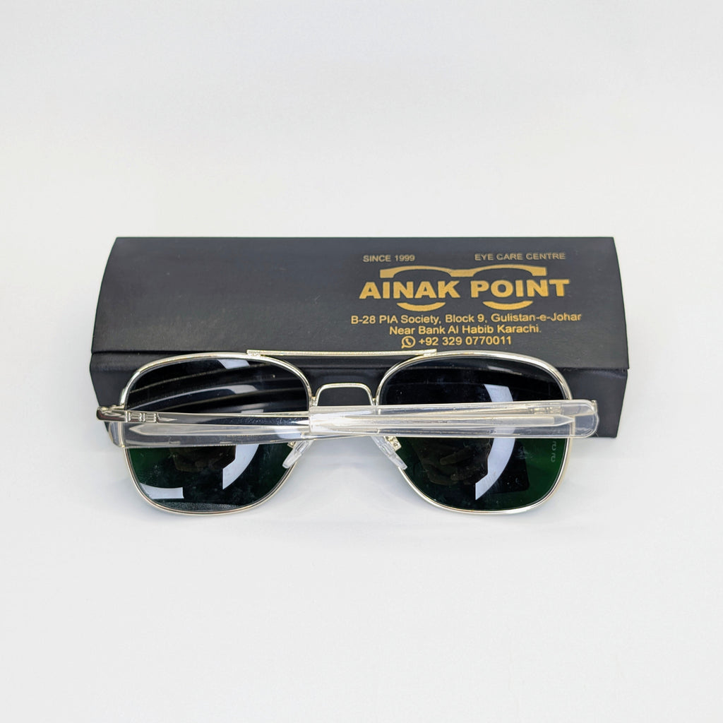 Ratangular metal sunglasses